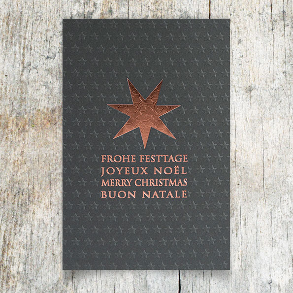 Frohe Festtage – internationale Weihnachtskarten.
